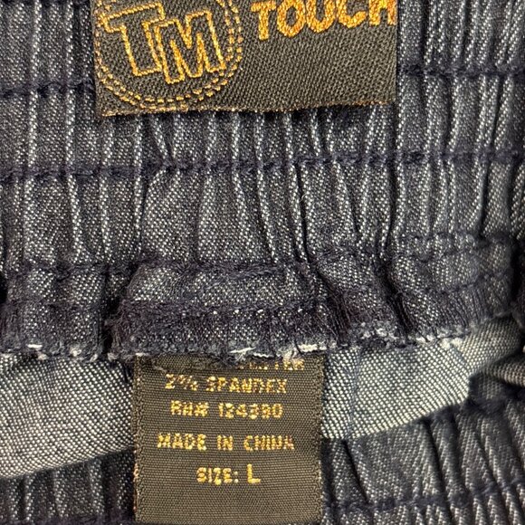 High-Low Denim Blue Maxi Skirt With Elastic Waistband & Tie Belt - Picture 5 of 7